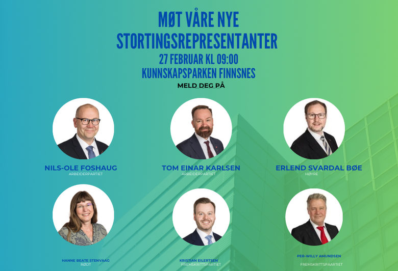 MØT VÅRE NYE STORTINGSREPRESENTANTER